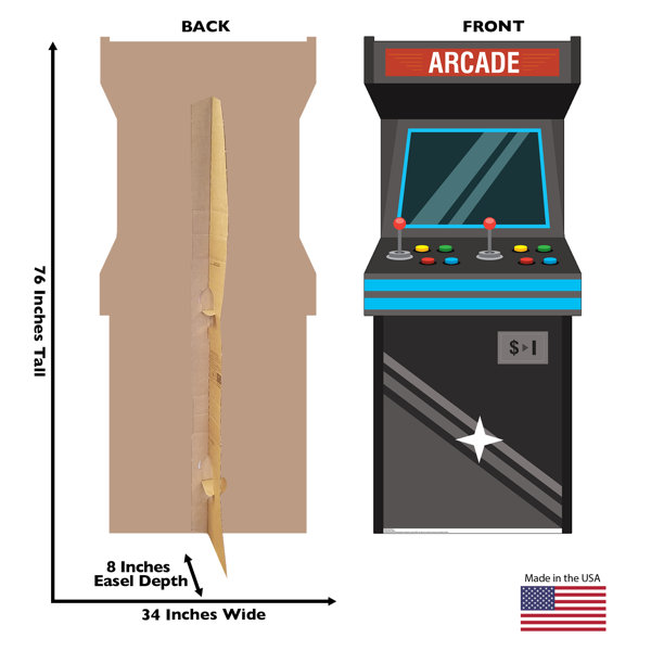 Advanced Graphics Arcade Game Cardboard Standup Wayfair